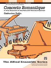 Concerto Romantique piano sheet music cover